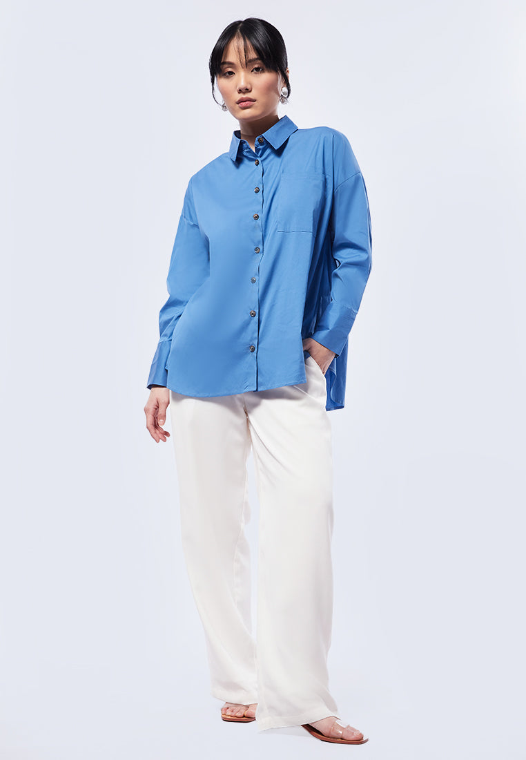 Regular Fit Long Sleeve Blouse