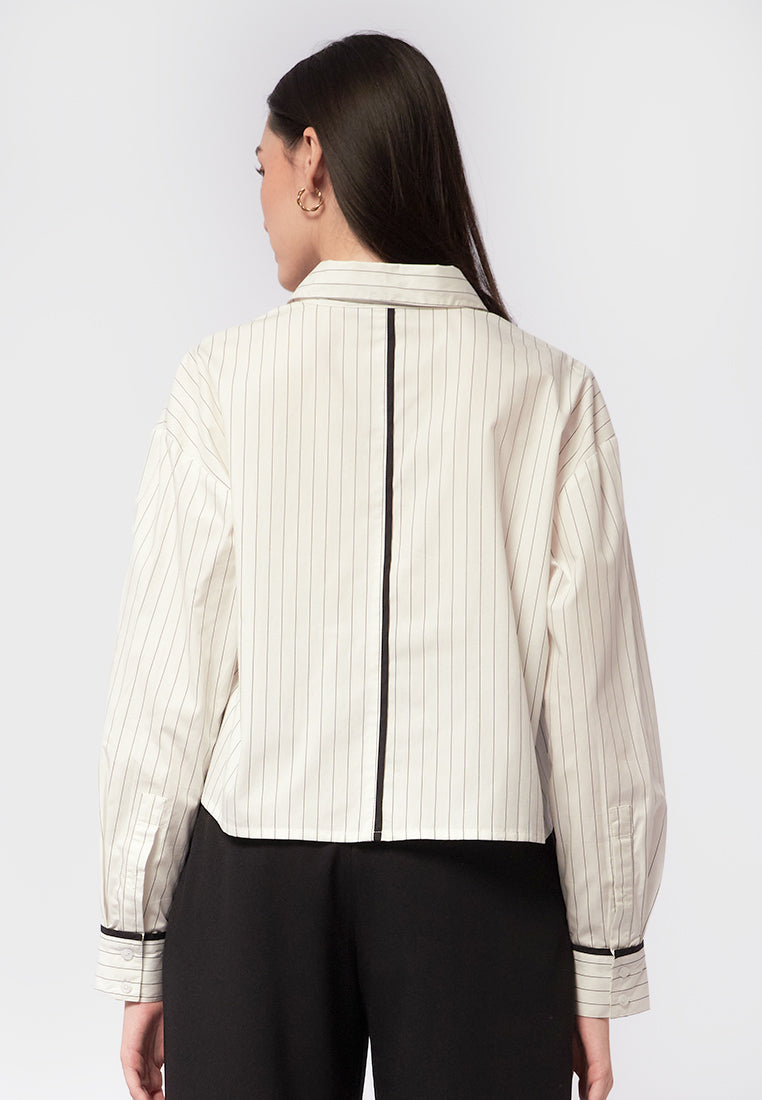 Long Sleeve Stripes Shirt