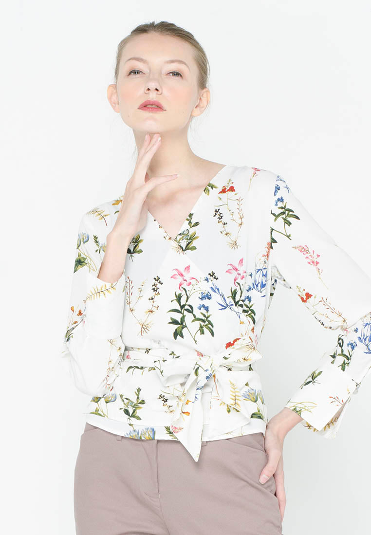 Polyester Long Sleeves Blouse