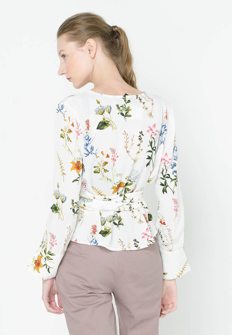Polyester Long Sleeves Blouse