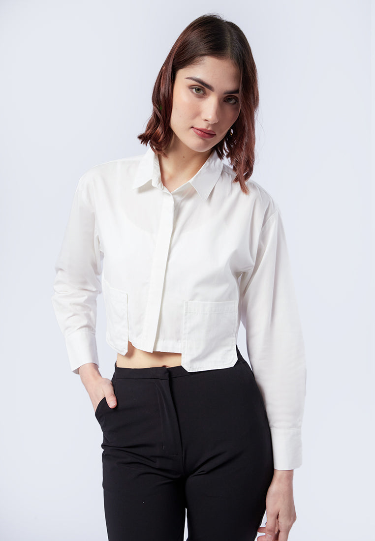 Long Sleeve Crop Shirt