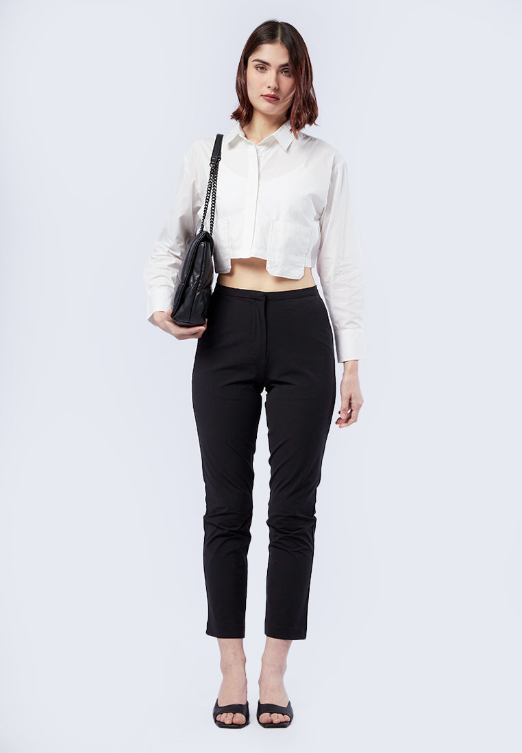 Long Sleeve Crop Shirt