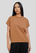 Button Detail Short Sleeve Top