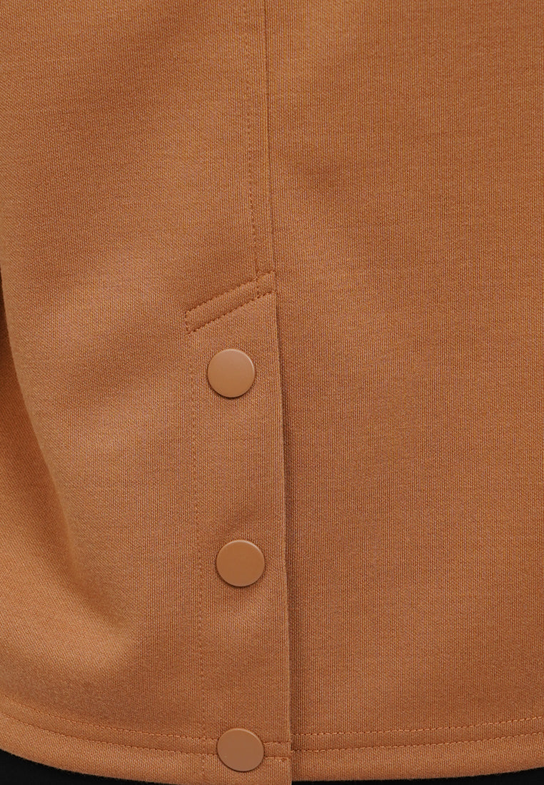 Button Detail Short Sleeve Top