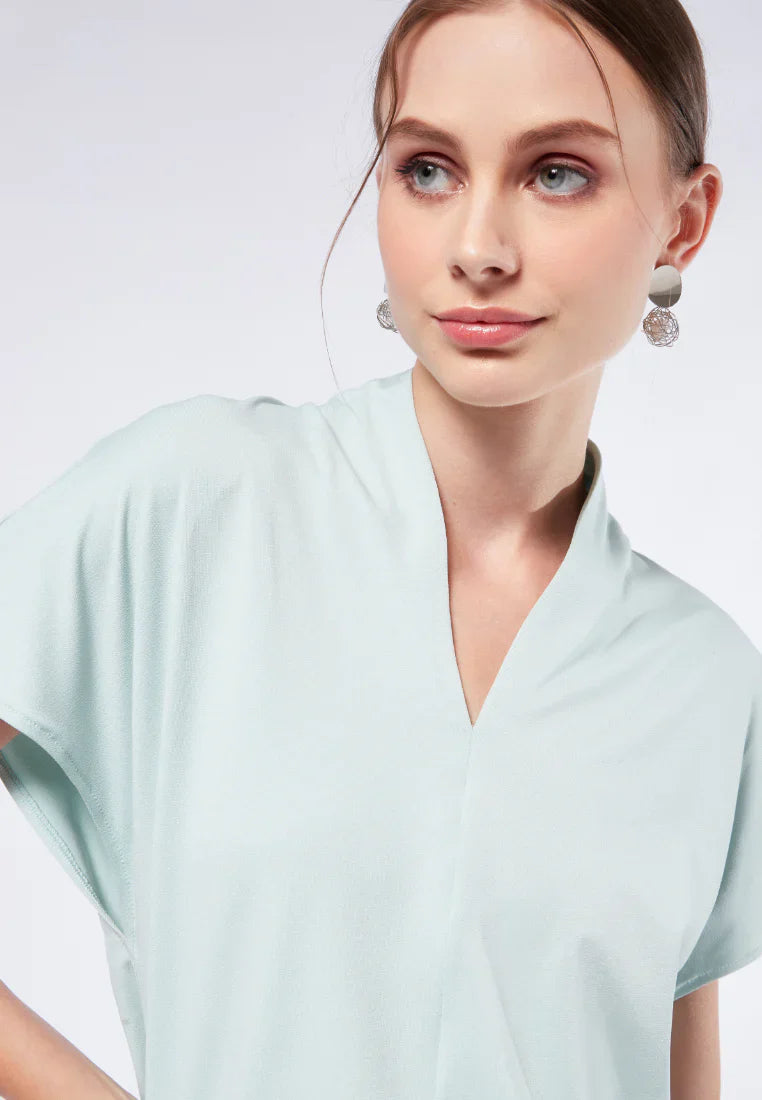 V-Neck Short Sleeve Top