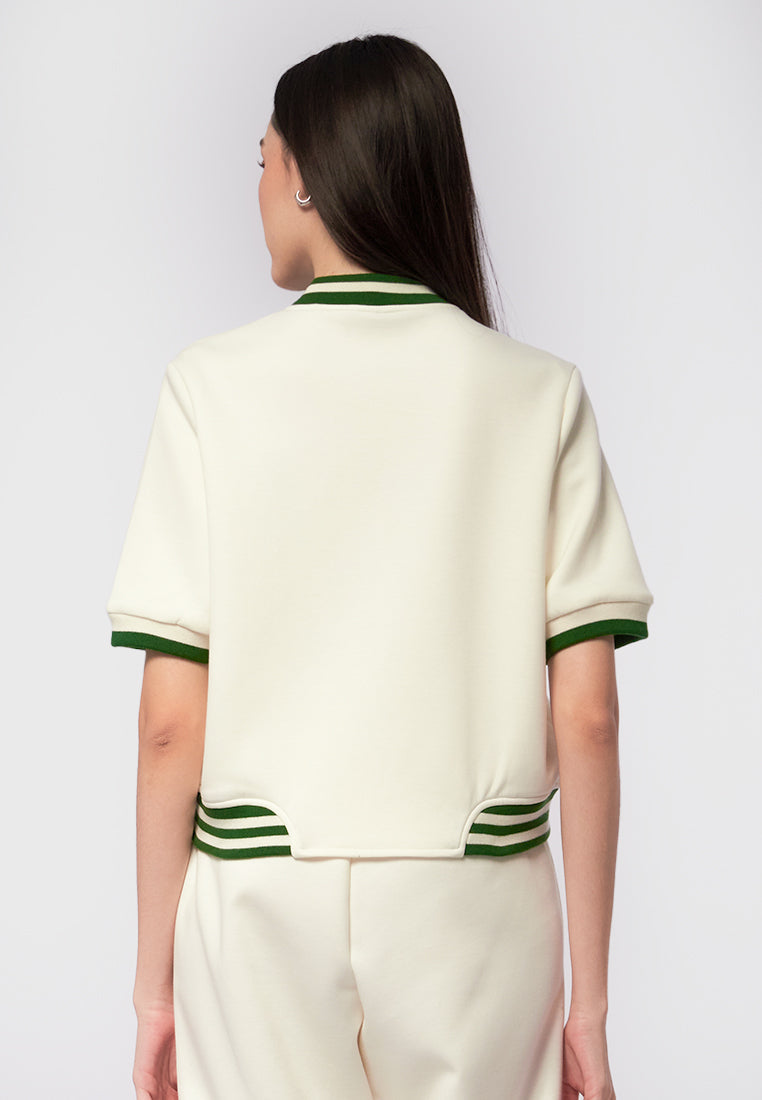 Short Sleeve Knit Top