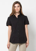 Basic Regular Fit Short Sleeve Blouse