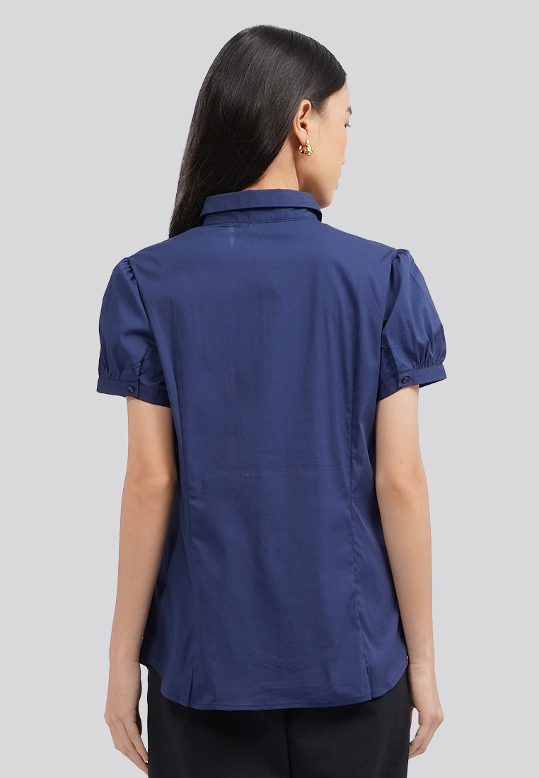Basic Puff Sleeve Blouse