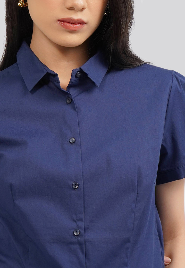 Basic Puff Sleeve Blouse