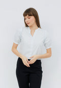 Ruffle Short Sleeve Blouse
