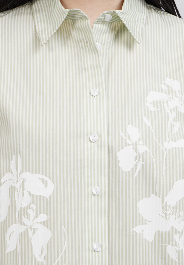 Floral Printed Short Sleeve Shirt