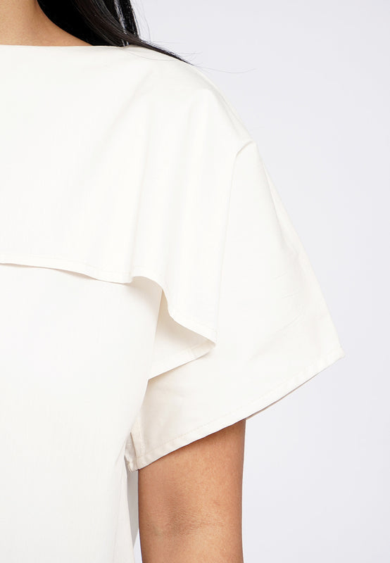 Drape Details Short Sleeve Top