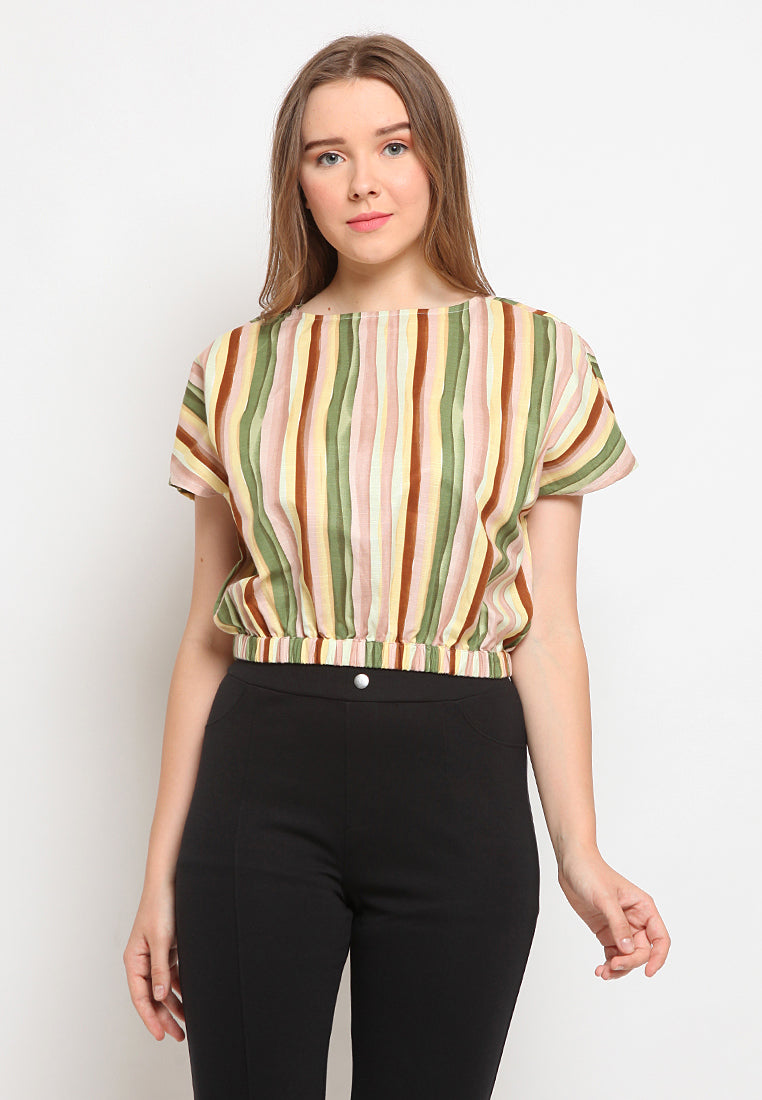 Multicolor Crop Top