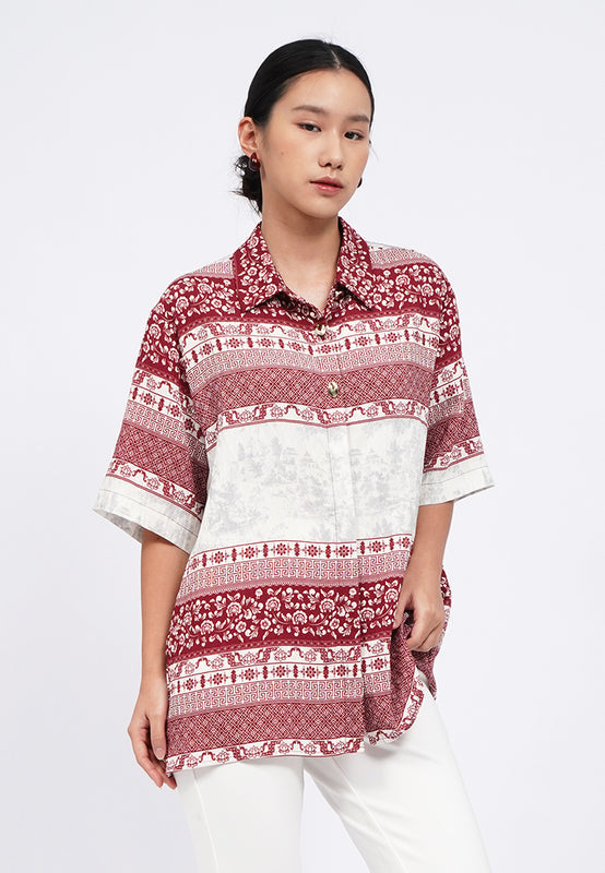 Dynasty Printed Blouse