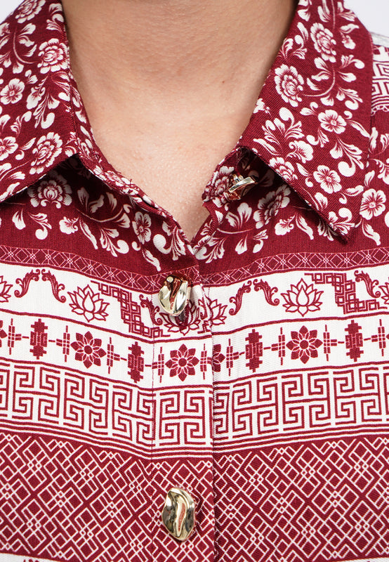 Dynasty Printed Blouse