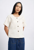 Short Sleeve Pocket Boxy Top