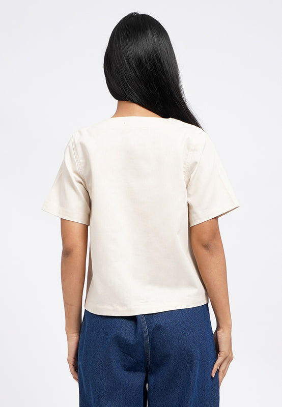 Short Sleeve Pocket Boxy Top