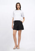 Round Neck Colorblock Blouse