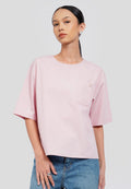Boxy Blouse with Pocket Details