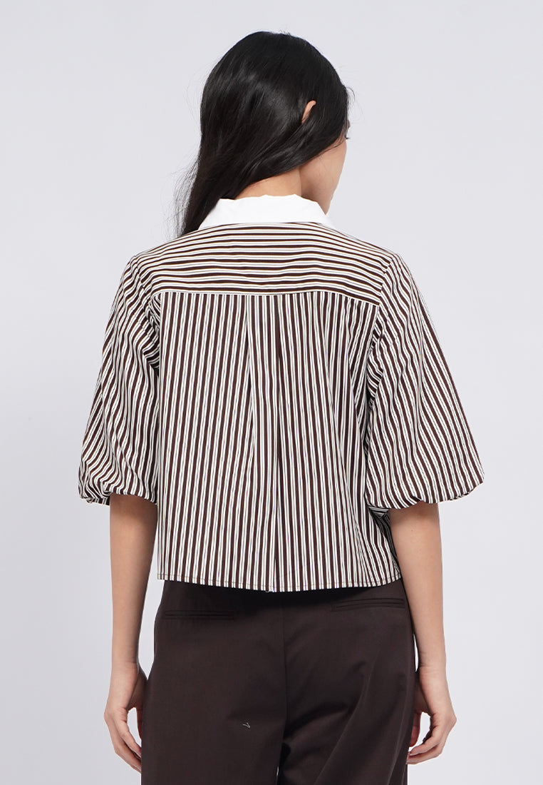 Regular Fit Balloon Sleeve Shirt