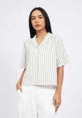 Stripes Notch Collar Shirt