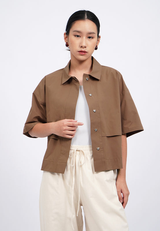 Oversized Short Sleeve Shirt