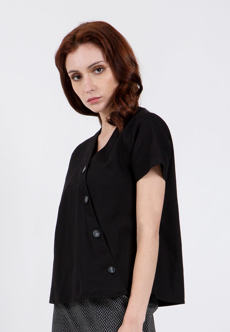 Short sleeves blouse