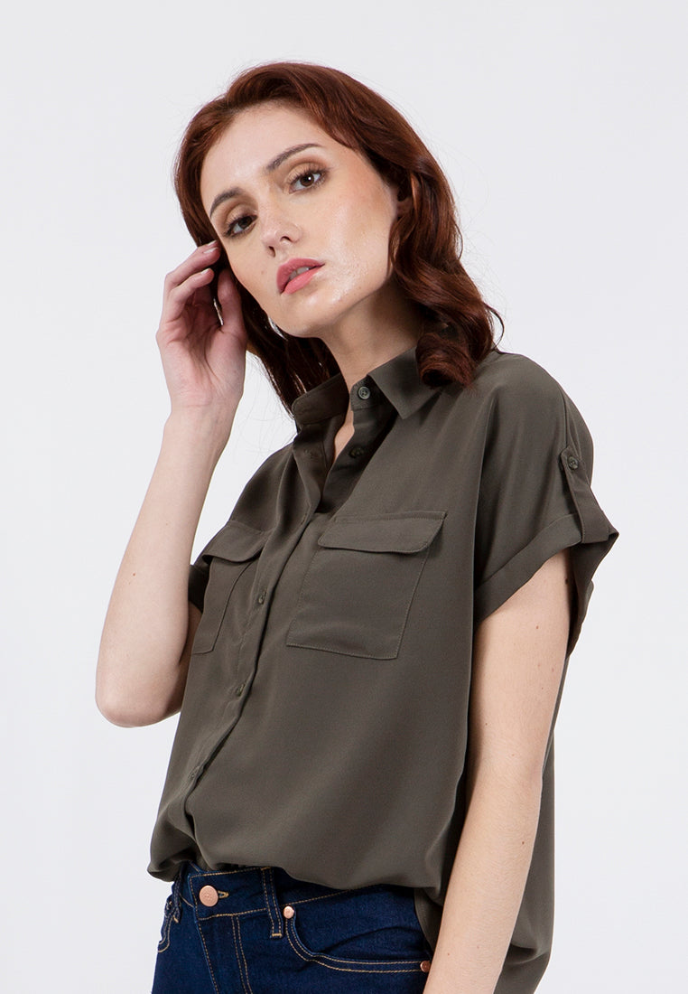 Short sleeves blouse