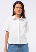 Regular Fit Short Sleeve Blouse