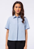 Regular Fit Short Sleeve Blouse