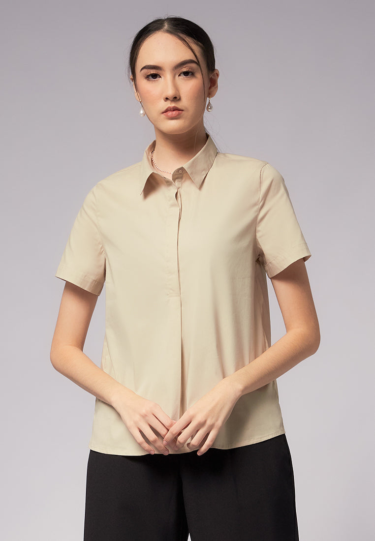 Short Sleeve Plain Shirt