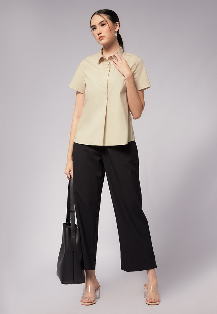 Short Sleeve Plain Shirt