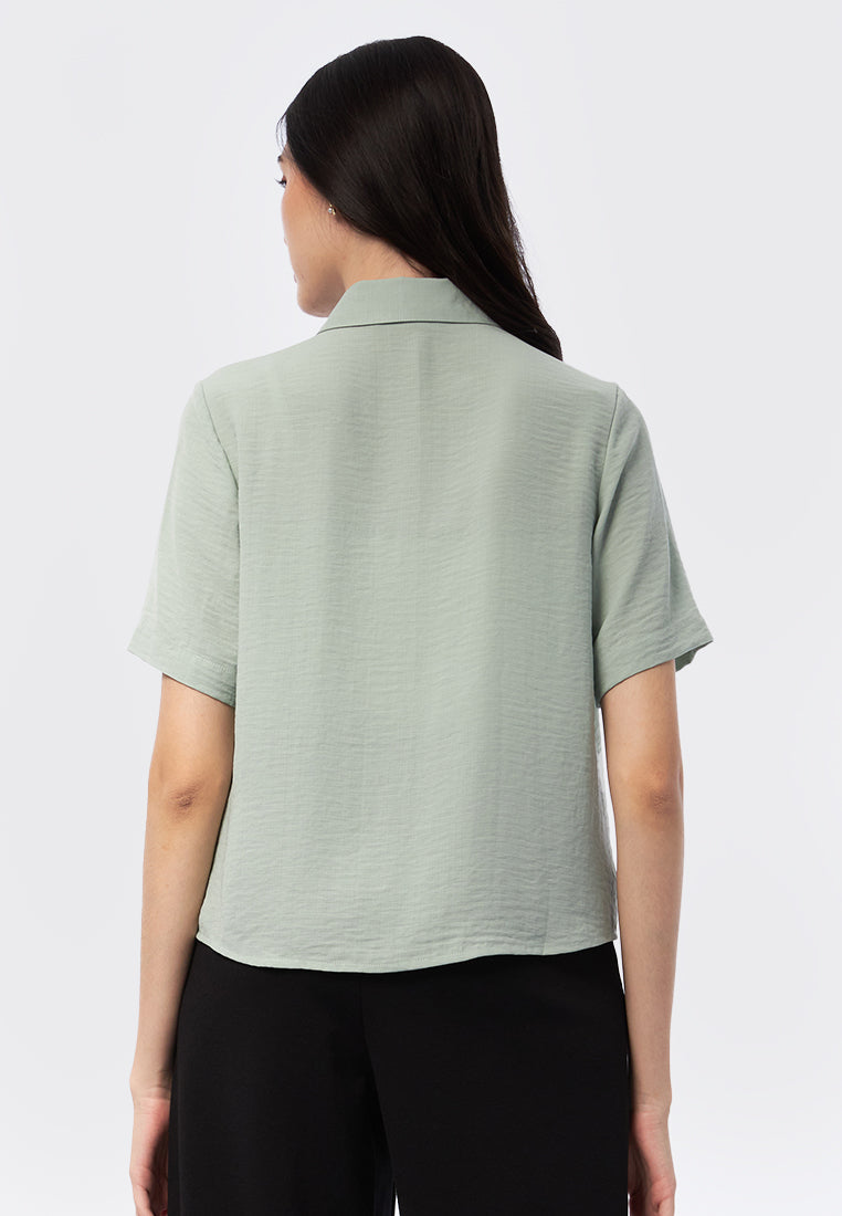 Textured Short Sleeve Shirt