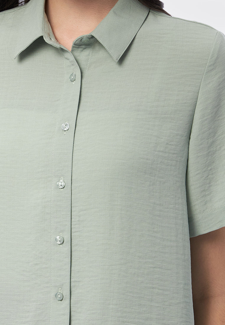 Textured Short Sleeve Shirt