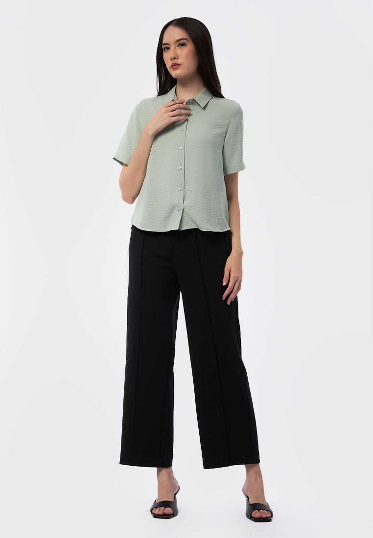 Textured Short Sleeve Shirt