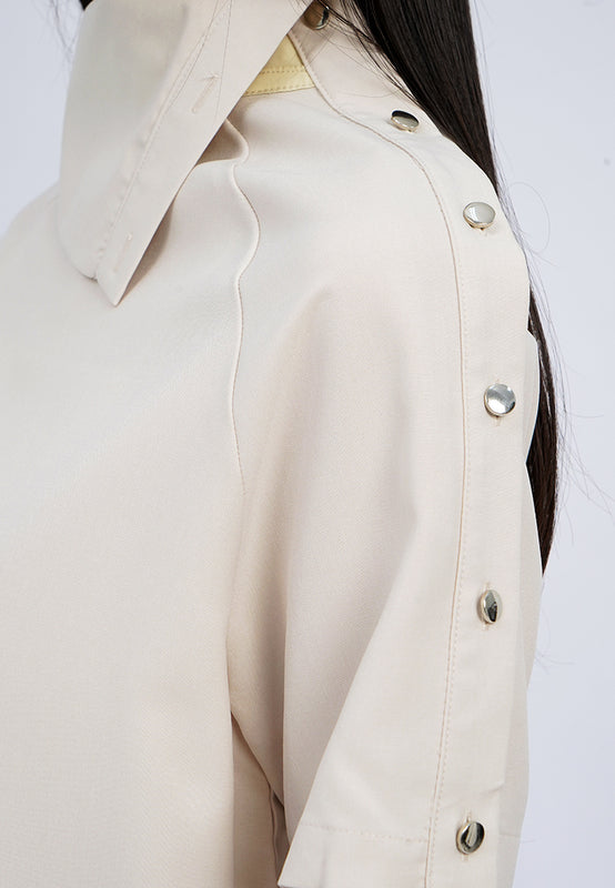 Asymmetrical Collar Blouse