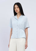 Tied Details Short Sleeve Blouse