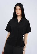Tied Details Short Sleeve Blouse