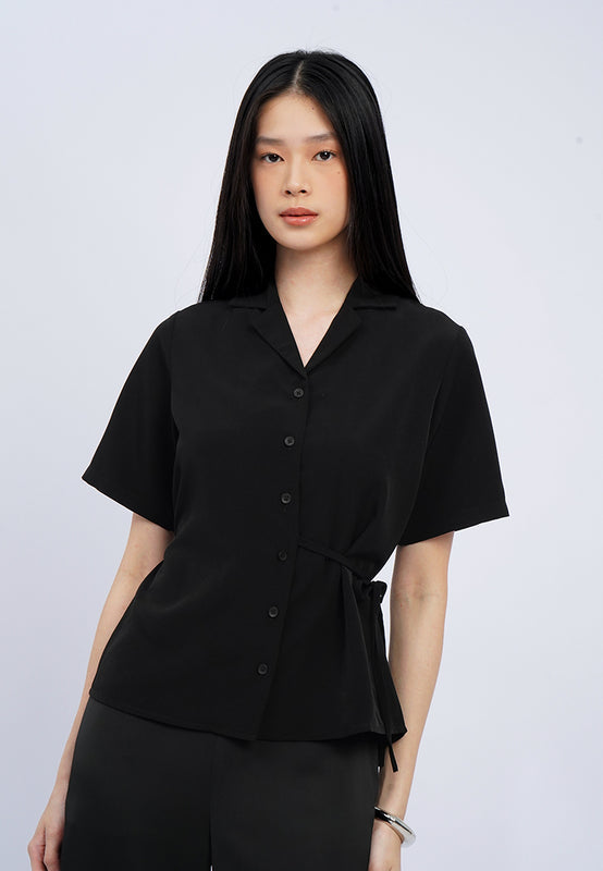 Tied Details Short Sleeve Blouse