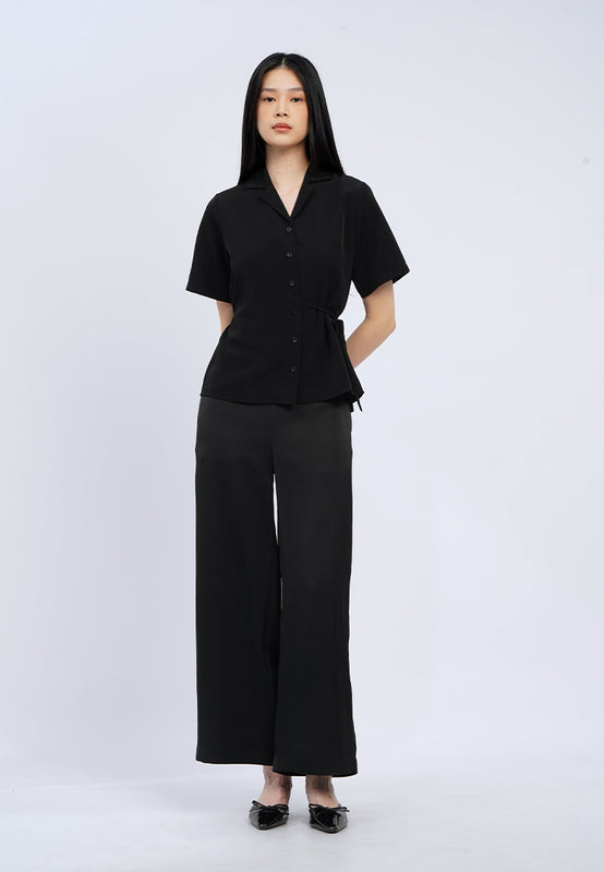 Tied Details Short Sleeve Blouse