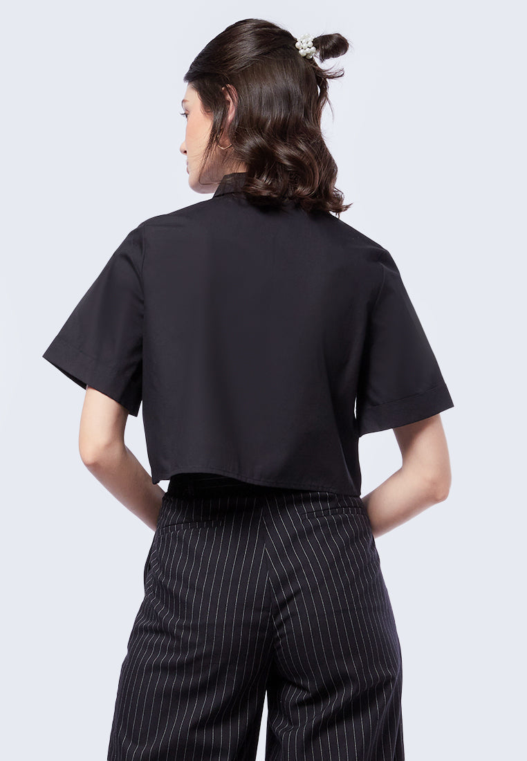Regular Fit Short Sleeve Blouse