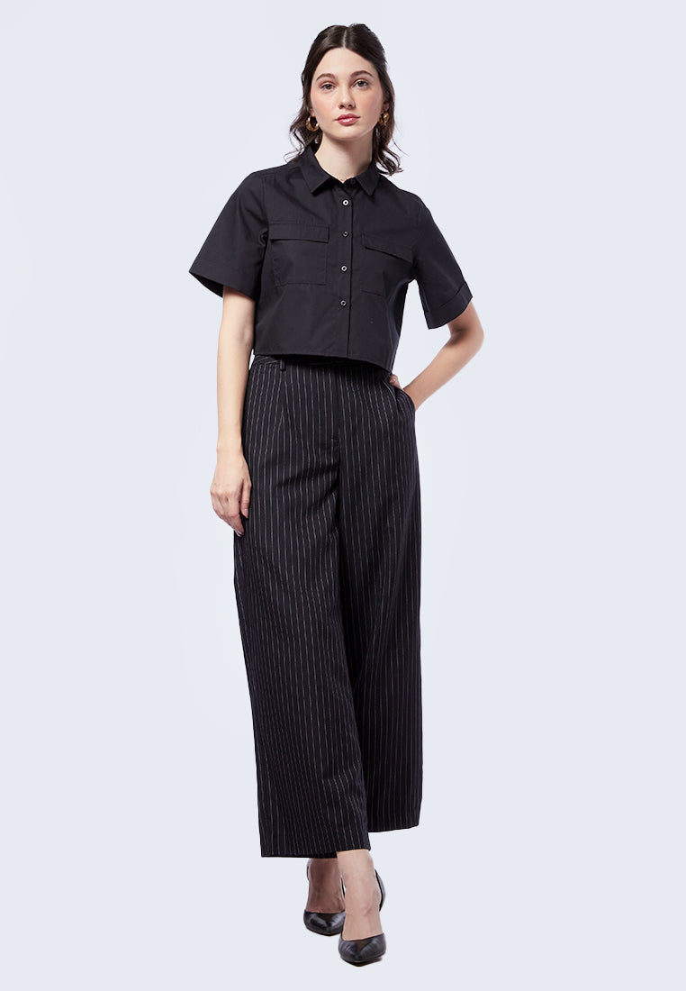 Regular Fit Short Sleeve Blouse