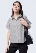 Short Sleeve Stripes Shirt