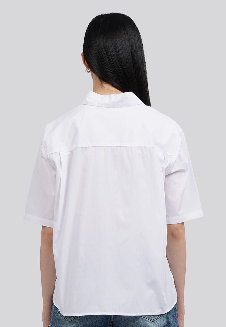 Easy Care Oversized Short Sleeve Shirt