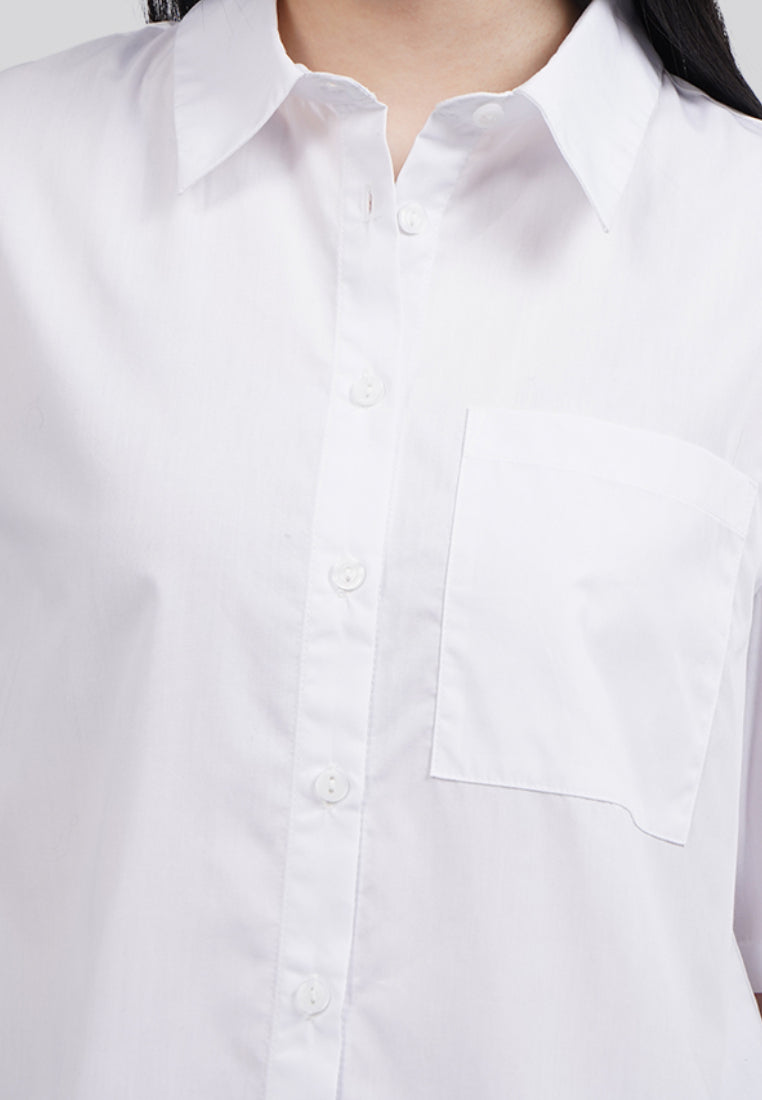 Easy Care Oversized Short Sleeve Shirt