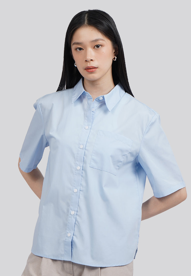 Easy Care Oversized Short Sleeve Shirt