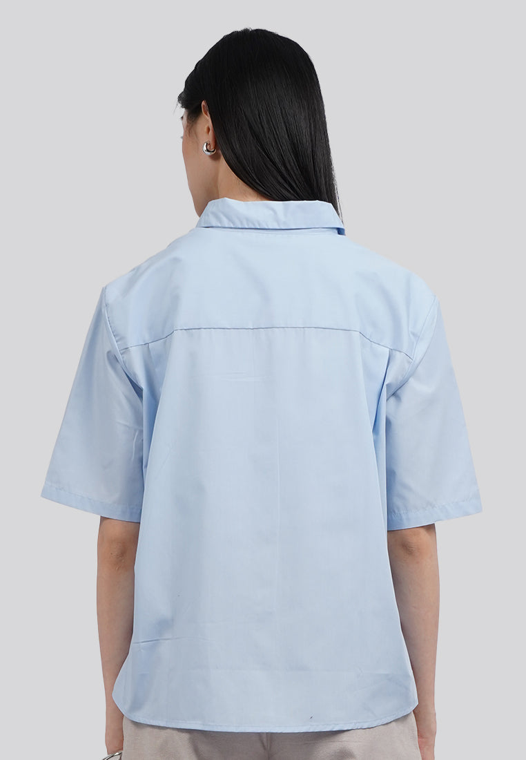 Easy Care Oversized Short Sleeve Shirt