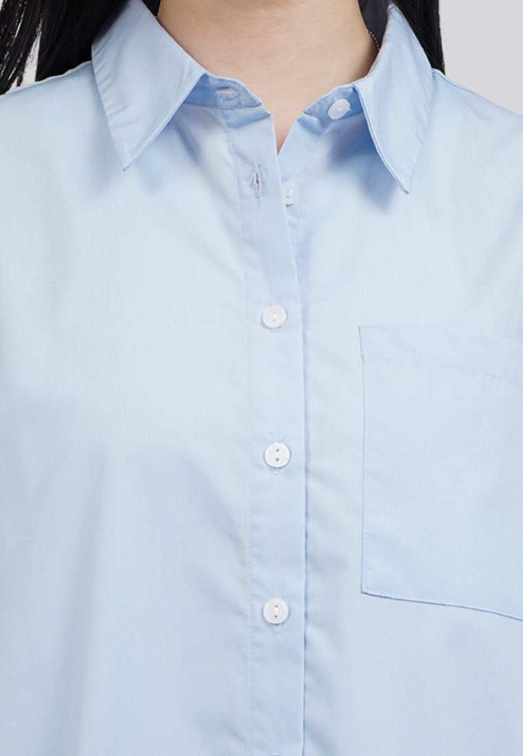 Easy Care Oversized Short Sleeve Shirt