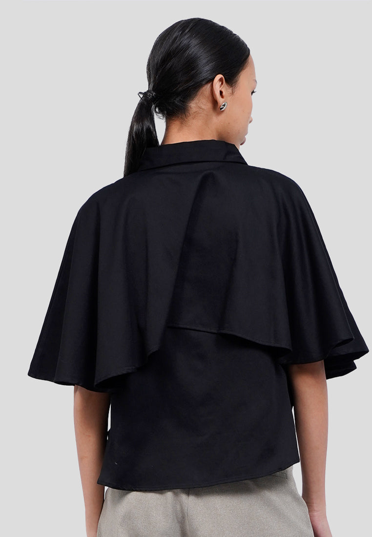 Layered Short Sleeve Blouse