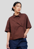Statement Collar Boxy Shirt